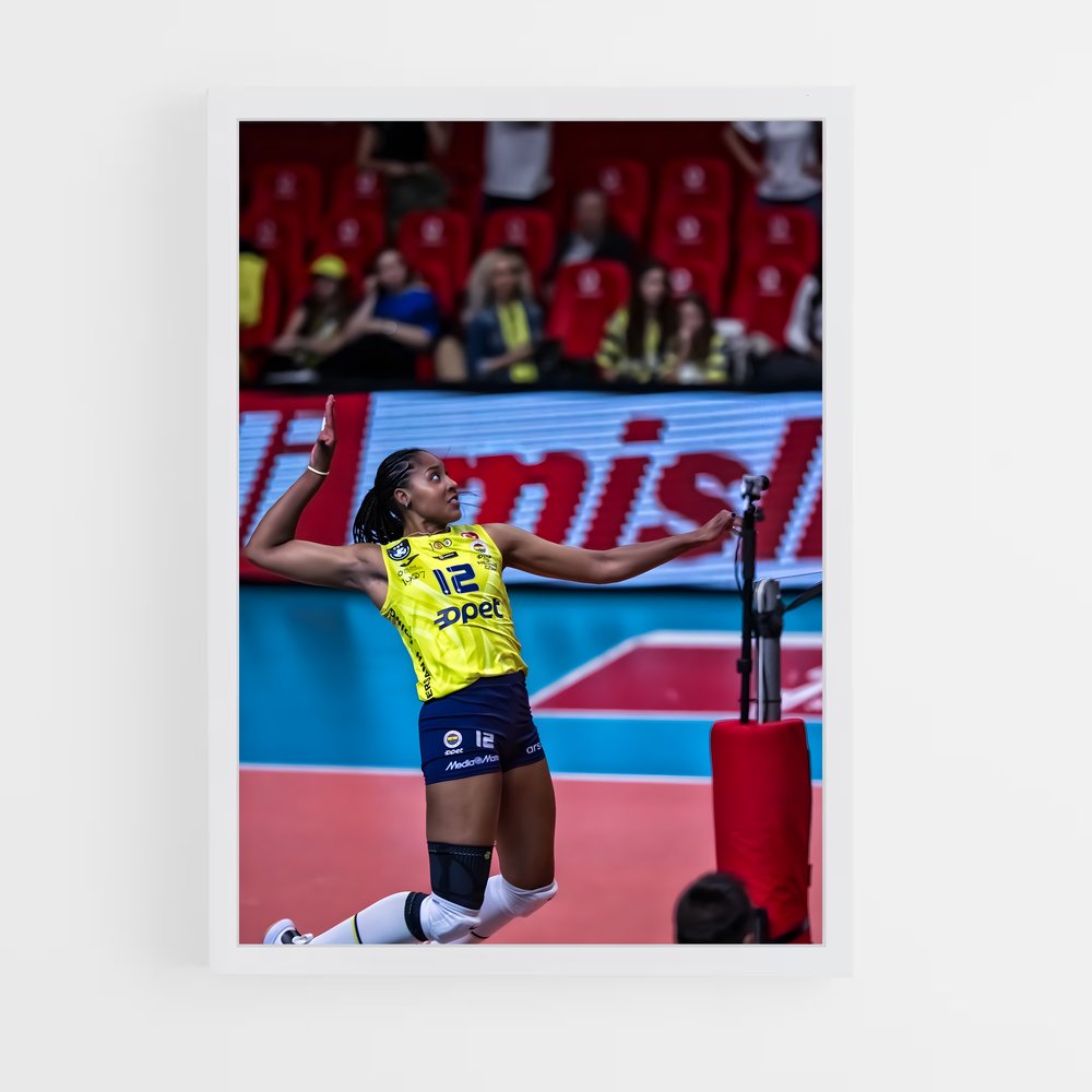 Poster Ana de cristina souza – affiche Volleyball (vue 3)